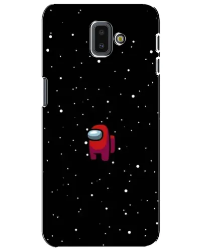 Чохол для Samsung Galaxy J6 Plus 2018 (J610) з картинкою «Червоний Among Us»