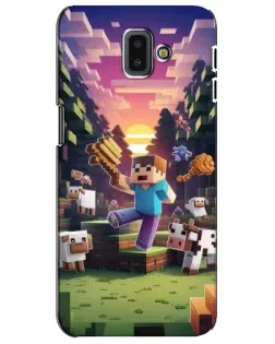 Чохол для Samsung Galaxy J6 Plus 2018 (J610) з картинкою «Стів на фермі»