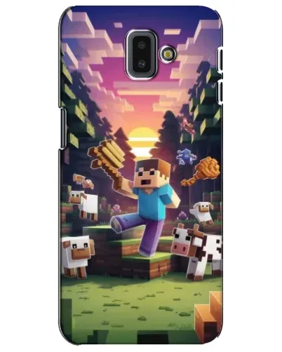 Чохол для Samsung Galaxy J6 Plus 2018 (J610) з картинкою «Стів на фермі» Чохол для Samsung Galaxy J6 Plus 2018 (J610) з картинкою «Стів на фермі»