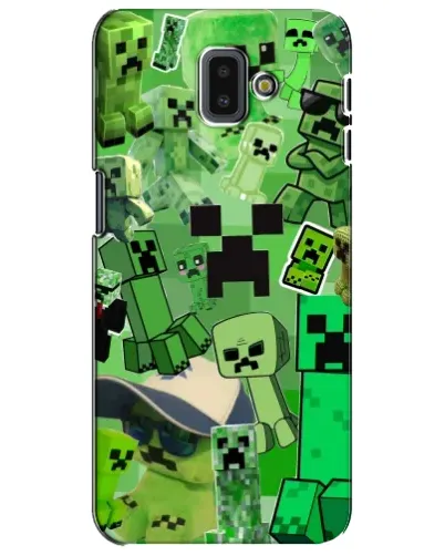 Чохол для Samsung Galaxy J6 Plus 2018 (J610) з картинкою «Кріпери Minecraft» Чохол для Samsung Galaxy J6 Plus 2018 (J610) з картинкою «Кріпери Minecraft»