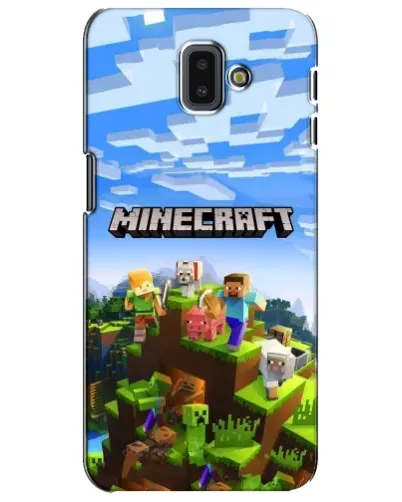 Чохол для Samsung Galaxy J6 Plus 2018 (J610) з картинкою «Minecraft класичний світ» Чохол для Samsung Galaxy J6 Plus 2018 (J610) з картинкою «Minecraft класичний світ»