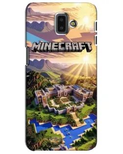 Чохол для Samsung Galaxy J6 Plus 2018 (J610) з картинкою «Minecraft панорама»