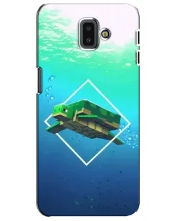 Чехол для Samsung Galaxy J6 Plus 2018 (J610) с картинкой «Черепаха Minecraft» Чехол для Samsung Galaxy J6 Plus 2018 (J610) с картинкой «Черепаха Minecraft»