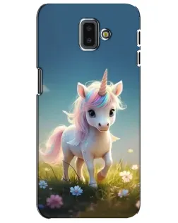 Чехол для Samsung Galaxy J6 Plus 2018 (J610) с картинкой «Единорог на поляне» Чехол для Samsung Galaxy J6 Plus 2018 (J610) с картинкой «Единорог на поляне»