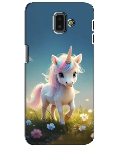 Чехол для Samsung Galaxy J6 Plus 2018 (J610) с картинкой «Единорог на поляне» Чехол для Samsung Galaxy J6 Plus 2018 (J610) с картинкой «Единорог на поляне»