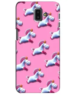 Чехол для Samsung Galaxy J6 Plus 2018 (J610) с картинкой «Единороги на розовом» Чехол для Samsung Galaxy J6 Plus 2018 (J610) с картинкой «Единороги на розовом»