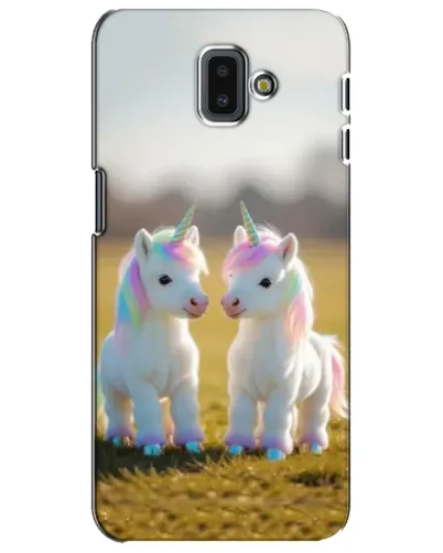Чехол для Samsung Galaxy J6 Plus 2018 (J610) с картинкой «Пара единорогов» Чехол для Samsung Galaxy J6 Plus 2018 (J610) с картинкой «Пара единорогов»