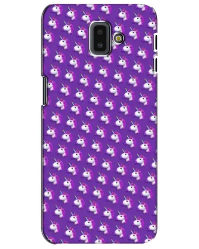 Чехол для Samsung Galaxy J6 Plus 2018 (J610) с картинкой «Единороги на фиолетовом» Чехол для Samsung Galaxy J6 Plus 2018 (J610) с картинкой «Единороги на фиолетовом»