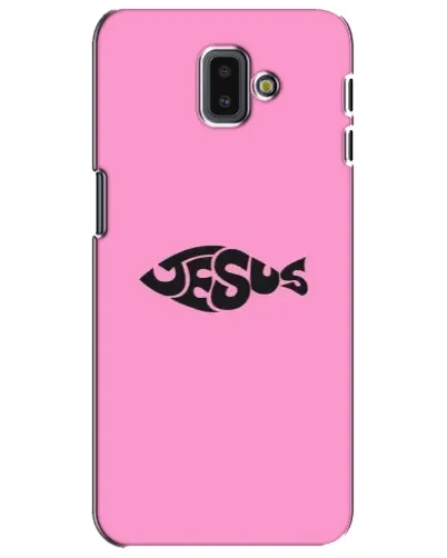 Чехол для Samsung Galaxy J6 Plus 2018 (J610) с картинкой «Розовый символ Jesus» Чехол для Samsung Galaxy J6 Plus 2018 (J610) с картинкой «Розовый символ Jesus»