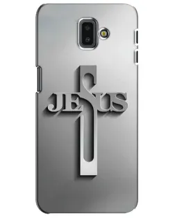 Чохол для Samsung Galaxy J6 Plus 2018 (J610) з картинкою «Металевий хрест Jesus»