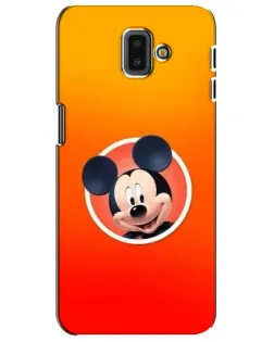 Чехол для Samsung Galaxy J6 Plus 2018 (J610) с картинкой «Mickey в круге»