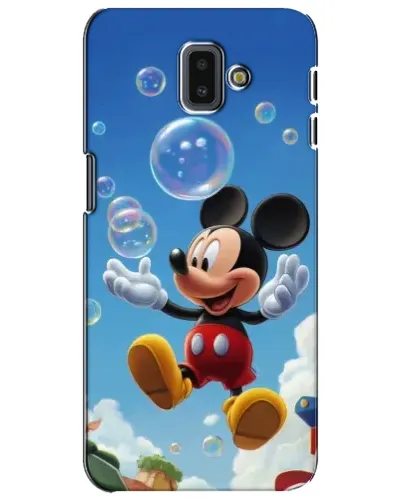 Чехол для Samsung Galaxy J6 Plus 2018 (J610) с картинкой «Mickey и мыльные пузыри» Чехол для Samsung Galaxy J6 Plus 2018 (J610) с картинкой «Mickey и мыльные пузыри»