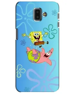 Чохол для Samsung Galaxy J6 Plus 2018 (J610) з картинкою «Спанч Боб та Патрік»