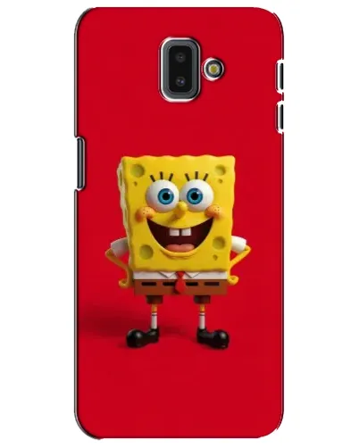 Чохол для Samsung Galaxy J6 Plus 2018 (J610) з картинкою «Спанч Боб на червоному»