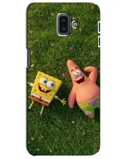Чехол для Samsung Galaxy J6 Plus 2018 (J610) с картинкой «Друзья на лужайке» Чехол для Samsung Galaxy J6 Plus 2018 (J610) с картинкой «Друзья на лужайке»
