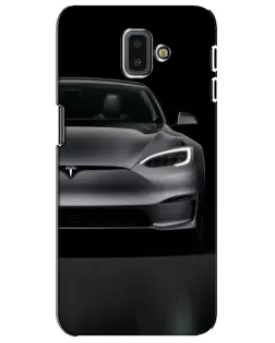 Чохол для Samsung Galaxy J6 Plus 2018 (J610) з картинкою «Tesla Model S Look»