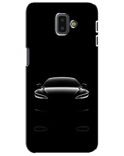 Чохол для Samsung Galaxy J6 Plus 2018 (J610) з картинкою «Силует Tesla Night»
