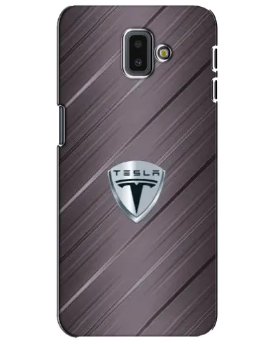 Чохол для Samsung Galaxy J6 Plus 2018 (J610) з картинкою «Металева текстура Tesla»