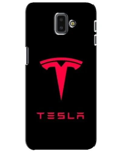 Чохол для Samsung Galaxy J6 Plus 2018 (J610) з картинкою «Tesla Red Logo»