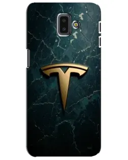Чохол для Samsung Galaxy J6 Plus 2018 (J610) з картинкою «Мармурова Tesla Gold»