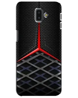 Чехол для Samsung Galaxy J6 Plus 2018 (J610) с картинкой «Mercedes Carbon Grid»