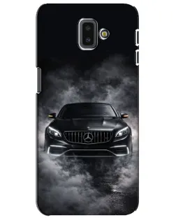 Чехол для Samsung Galaxy J6 Plus 2018 (J610) с картинкой «Mercedes в дыму»