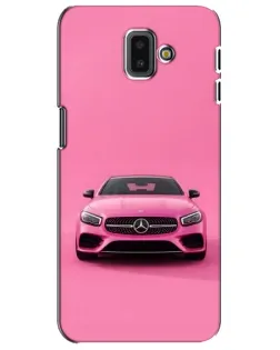 Чохол для Samsung Galaxy J6 Plus 2018 (J610) з картинкою «Рожевий Mercedes AMG»