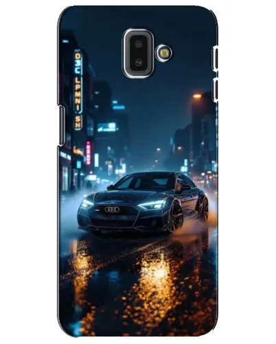 Чохол для Samsung Galaxy J6 Plus 2018 (J610) з картинкою «Нічне місто та Audi»