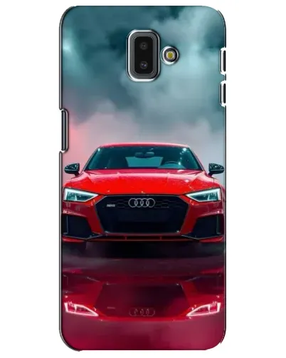 Чохол для Samsung Galaxy J6 Plus 2018 (J610) з картинкою «Audi RS — червоний стиль»
