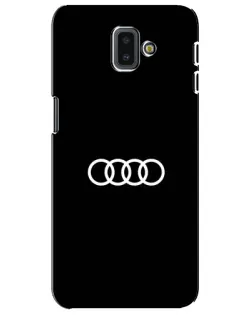 Чохол для Samsung Galaxy J6 Plus 2018 (J610) з картинкою «Audi White Logo»