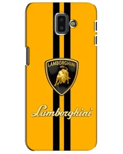 Чохол для Samsung Galaxy J6 Plus 2018 (J610) з картинкою «Lamborghini Stripe жовтий»