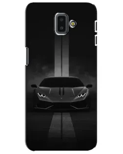 Чехол для Samsung Galaxy J6 Plus 2018 (J610) с картинкой «Lamborghini симметрия дорог»