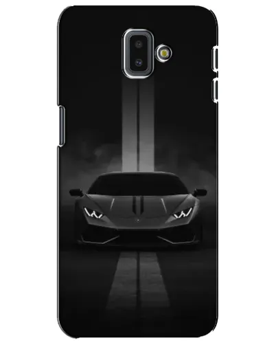 Чехол для Samsung Galaxy J6 Plus 2018 (J610) с картинкой «Lamborghini симметрия дорог»