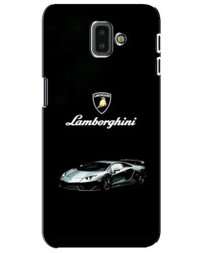 Чехол для Samsung Galaxy J6 Plus 2018 (J610) с картинкой «Логотип Lamborghini классика»