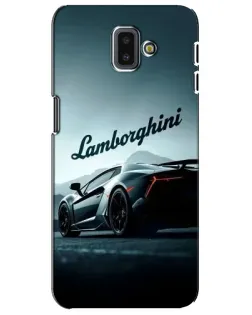 Чехол для Samsung Galaxy J6 Plus 2018 (J610) с картинкой «Классическая надпись Lamborghini»