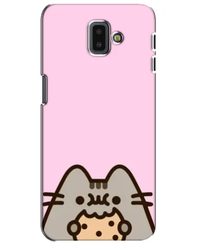 Чехол для Samsung Galaxy J6 Plus 2018 (J610) с картинкой «Pusheen и печенье» Чехол для Samsung Galaxy J6 Plus 2018 (J610) с картинкой «Pusheen и печенье»
