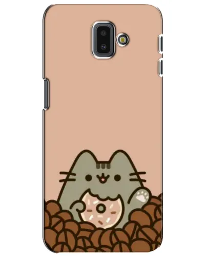 Чехол для Samsung Galaxy J6 Plus 2018 (J610) с картинкой «Кофейный Пушин» Чехол для Samsung Galaxy J6 Plus 2018 (J610) с картинкой «Кофейный Пушин»
