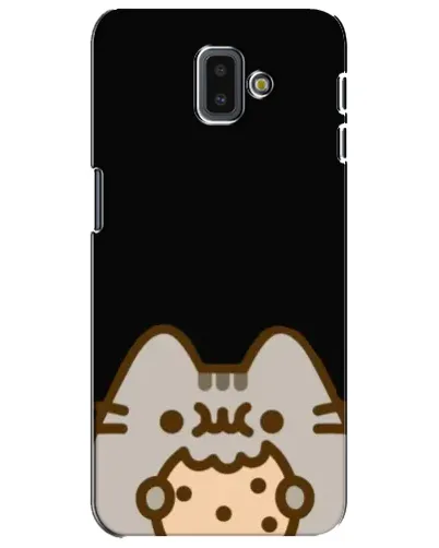 Чехол для Samsung Galaxy J6 Plus 2018 (J610) с картинкой «Пушин на черном» Чехол для Samsung Galaxy J6 Plus 2018 (J610) с картинкой «Пушин на черном»