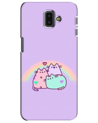 Чехол для Samsung Galaxy J6 Plus 2018 (J610) с картинкой «Радужные Пушины» Чехол для Samsung Galaxy J6 Plus 2018 (J610) с картинкой «Радужные Пушины»