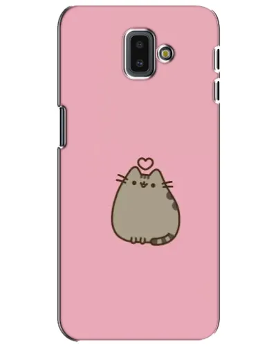 Чехол для Samsung Galaxy J6 Plus 2018 (J610) с картинкой «Pusheen сердце» Чехол для Samsung Galaxy J6 Plus 2018 (J610) с картинкой «Pusheen сердце»