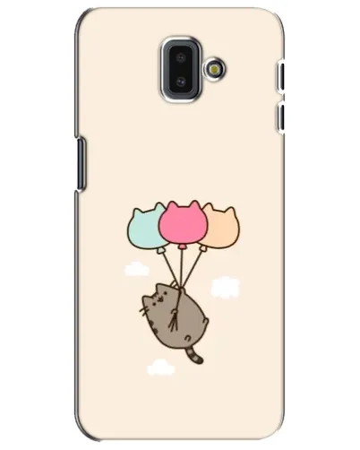 Чехол для Samsung Galaxy J6 Plus 2018 (J610) с картинкой «Пушин на шариках» Чехол для Samsung Galaxy J6 Plus 2018 (J610) с картинкой «Пушин на шариках»