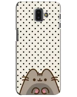 Чехол для Samsung Galaxy J6 Plus 2018 (J610) с картинкой «Пушин в горошек»