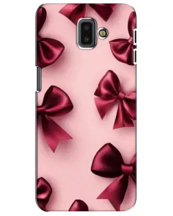 Чехол для Samsung Galaxy J6 Plus 2018 (J610) с картинкой «Бордовый атлас»
