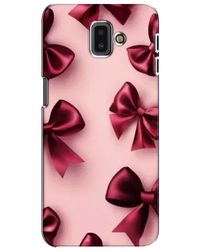 Чехол для Samsung Galaxy J6 Plus 2018 (J610) с картинкой «Бордовый атлас»