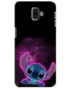 Чехол для Samsung Galaxy J6 Plus 2018 (J610) с картинкой «Неоновый Stitch»