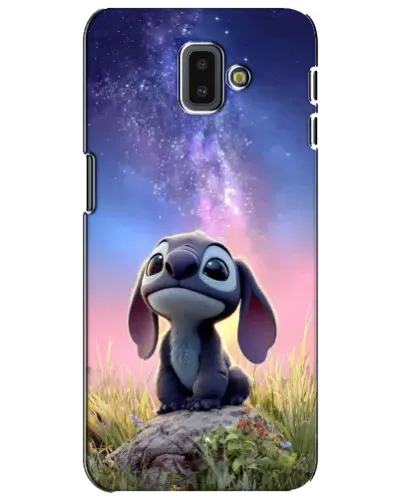 Чехол для Samsung Galaxy J6 Plus 2018 (J610) с картинкой «Стич на рассвете»
