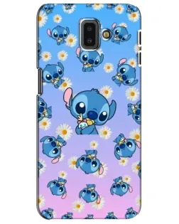 Чехол для Samsung Galaxy J6 Plus 2018 (J610) с картинкой «Паттерн со Стичем»