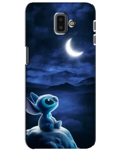 Чехол для Samsung Galaxy J6 Plus 2018 (J610) с картинкой «Лунная ночь Стича»
