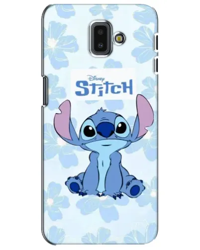Чехол для Samsung Galaxy J6 Plus 2018 (J610) с картинкой «Stitch среди цветов»