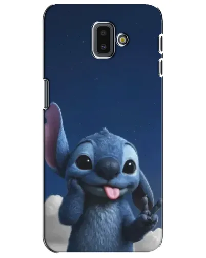 Чехол для Samsung Galaxy J6 Plus 2018 (J610) с картинкой «Стич в облаках»